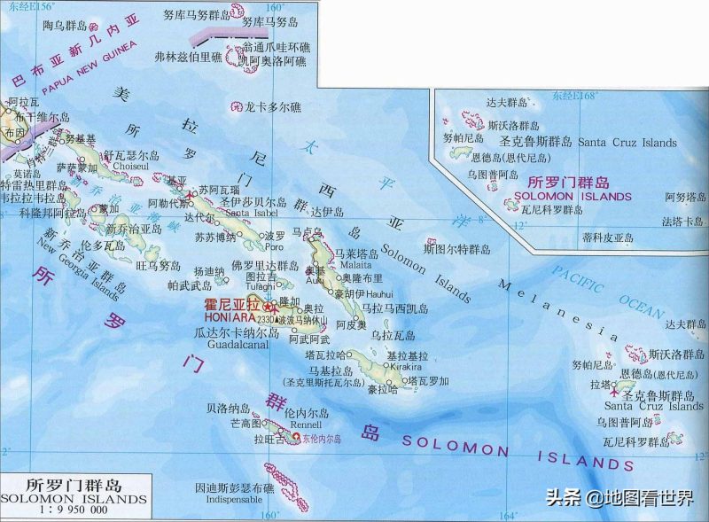 南太平洋地图（南太平洋岛国有哪些国家）-2